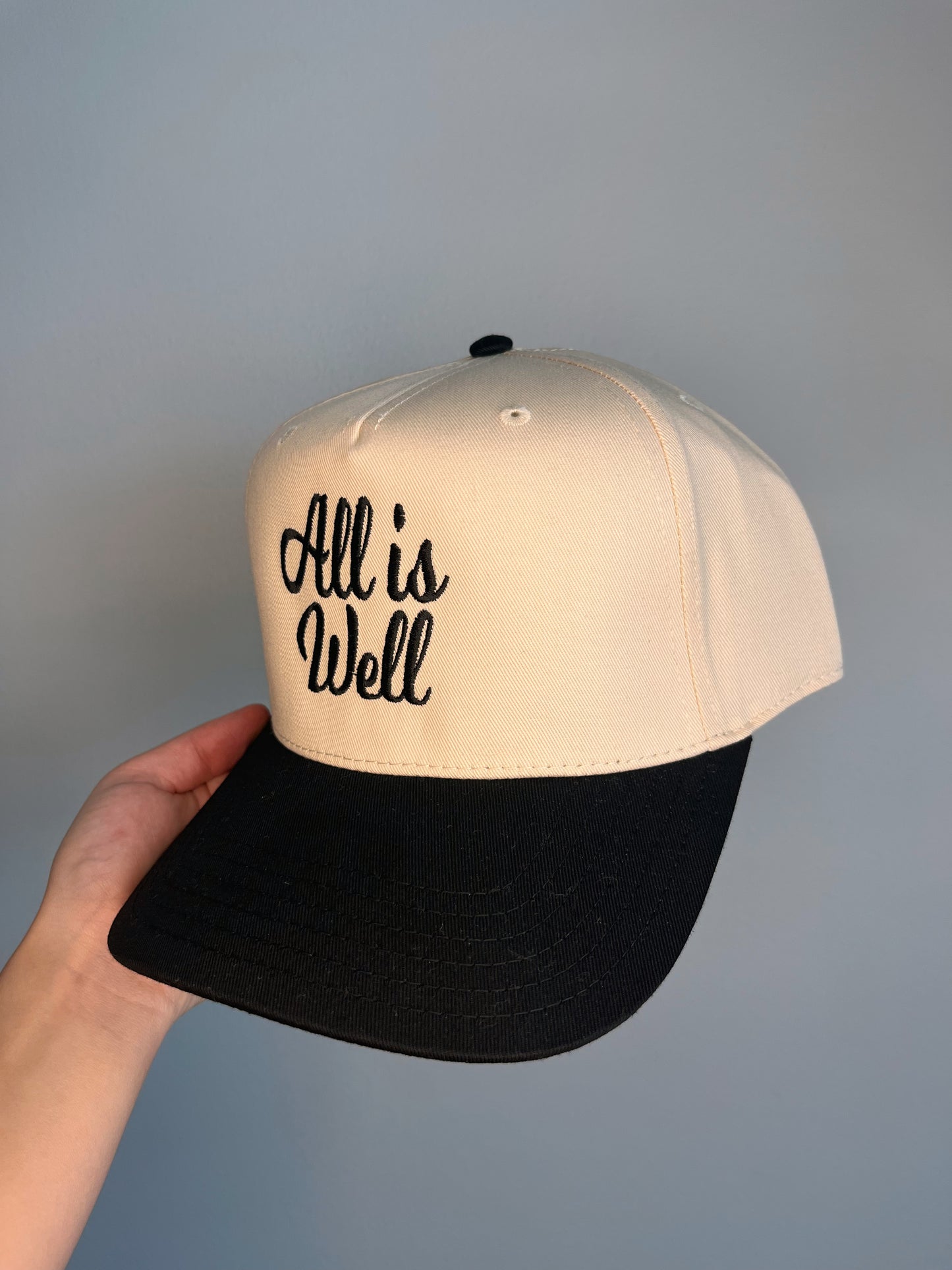 All Is Well - Embroidered Hat