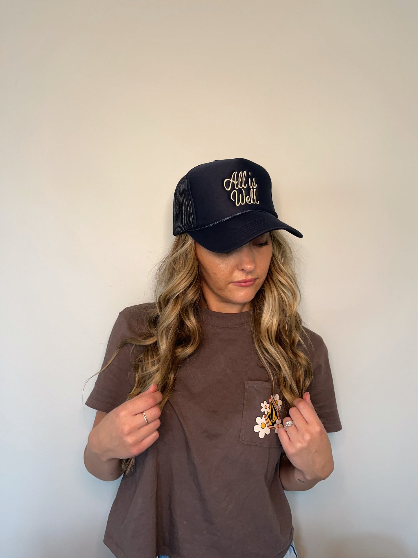 All Is Well - Embroidered Hat