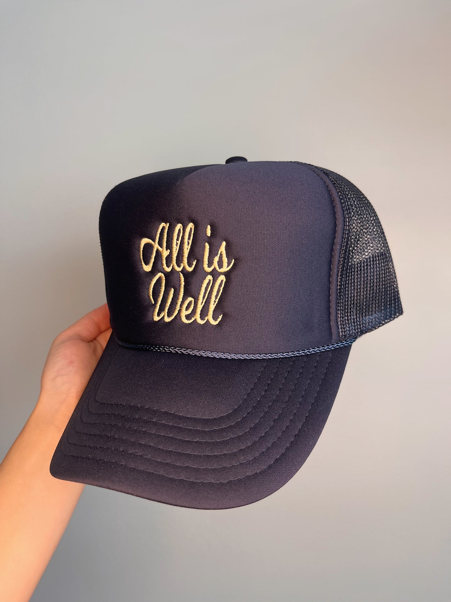 All Is Well - Embroidered Hat