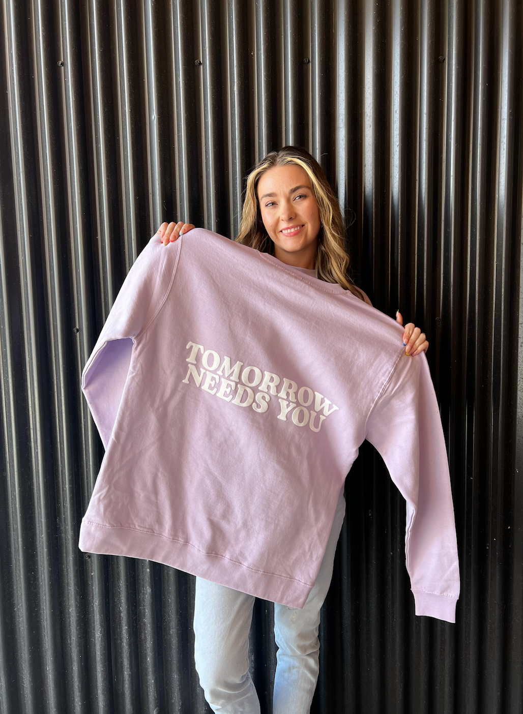 Tomorrow Needs You Crewneck